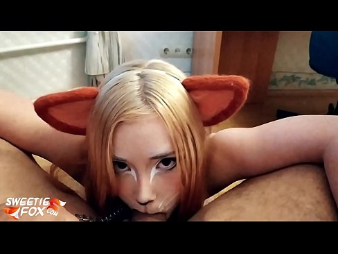 ❤️ Kitsune svelge pikk og cum i munnen ❤️ Jævla hos oss ﹏